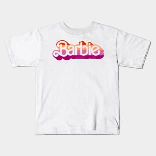 Lesbian Flag Barbie! Kids T-Shirt